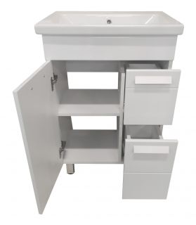 Тумба под раковину Corozo Денвер Z2 60см белый SD-00000530